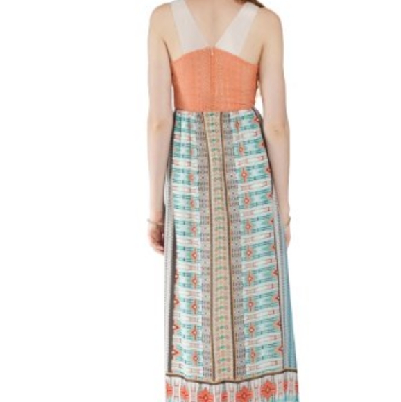 Bohemian Maxi Dress v-neck embroidered, vintage look - Picture 2 of 12